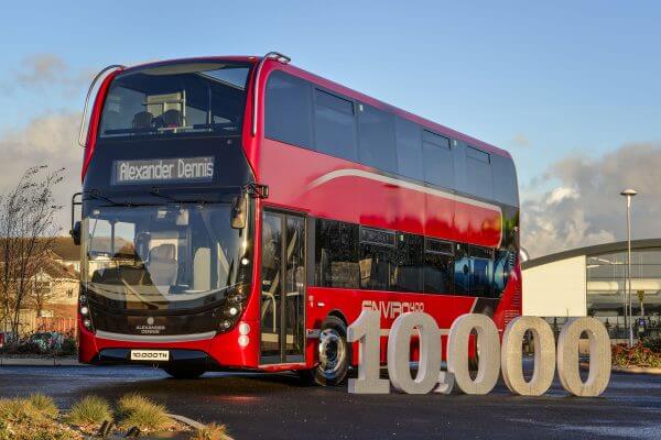 ADL Celebrates 10 000 Bus Milestone With Executive Enviro400 CBW