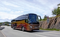 European Coach of the Year – the VDL Futura is seen being put through its paces at the Coach Euro Test 2011’, held in Norway