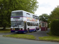 Caught on camera by Tom Harrison, ‘B200DTU’ (or 30077 as it now is in First’s fleet) is seen at Huntington Turning Circle 