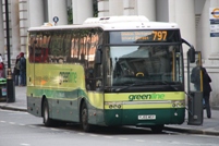 The Chartered Institute of Logistics and Transport argues there is strong potential for scheduled coach services to greatly increase their contribution to inter-urban mobility. A prime example is Arriva the Shires-run Green Line service 797, which links Stevenage and Hatfield with London Victoria