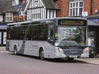 One of Rotala’s West Midlands businesses, Central Connect, operates Solihull Signature-branded services. An MCV Evolution-bodied ADL is seen in Solihull working route S4