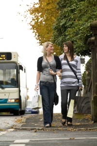 The study found catching the bus achieves half the government recommended daily exercise