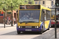 Martin Harvey drove an Optare Solo similar to the one seen here