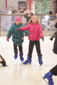 The return of the ice rink coincides with Eden’s sparkling winter season