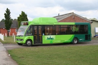 Stagecoach launched biomethane Optare Solos in Lincoln at the end of May