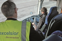 Excelsior Coaches provided a coach and a driver to spend the day at the annual event, allowing people of the club to take to the wheel to experience driving a full size coach