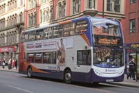 ADL Enviro 400s form the staple traction on Stagecoach Manchester’s route 192, as pictured here by Steve Hodgson