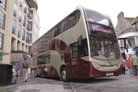 Lothian Buses launched its BAE Systems ADL Enviro 400 Hybrids in September 2011, as pictured by Steve Hodgson