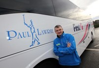FirstGroup sponsors Paul Lawrie who won the Qatar Masters two weeks ago