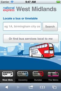 The simplified mobile site brings in 27% of new online visitors to National Express