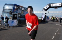 Jon Ellis ran his first marathon for charity