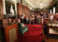 The library holds over 12,000 books, including first editions Jane Austin