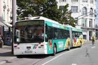 Trolley bus systems remain in operation in a number of locations in mainland Europe, including Stuttgart (pictured)