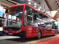 Optare exhibited a left-hand drive Tempo at Busworld Kortrijk in 2007