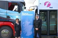 TC for Scotland Joan Aitken with Deputy Chief Constable Tom Ewing