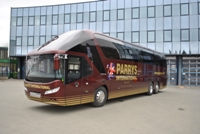 The new 50-seat MAN Neoplan Starliner was purchased by Parrys International in anticipation of a busy tour season ahead