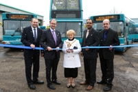 Mayor of Wolverhampton Cllr Christine Mills officially opened the depot