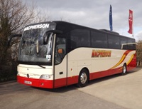 Macpherson’s Tourismo is its first full-size automatic Mercedes-Benz coach