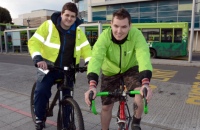 Southern Vectis fundraisers Richard Day (left) and Adam Webb