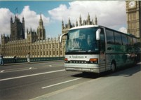 An Anderson Setra on Westminster Bridge taken in 1994