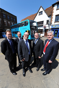 Representatives from Arriva entertained stakeholders at the launch of the latest route to be upgraded to Sapphire standard last week