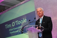 CEO Tim O’Toole has frozen his salary and foregone a £600,000 bonus