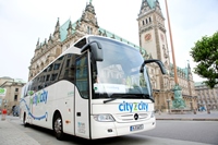 city2city's fleet is made up of Mercedes-Benz Tourismos