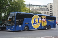The Stagecoach-owned operator said the number of passengers using its coach network in Europe had grown by more than 50% between 2012-13 and 2013-14