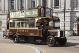 1924 Chocolate Express Leyland LB5 is one the buses to go to the museum. ANDY IZATT