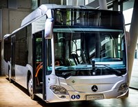 The new Mercedes-Benz Citaro NGT, which makes its public debut at Busworld