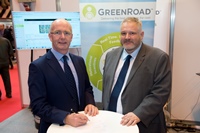 Mark Munday (left), Technical Director for UK Bus Division First Group, with Andy Cozens, GreenRoad's Global Director of Sales Bus & Coach Solutions