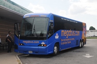 Megabus in North American has carried more than 40m passengers since its launch during 2006. ANDY IZATT