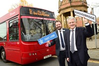Alex Hornby and Andrew Jones MP launch the new service