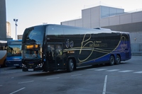 The new Plaxton Elitei coaches feature luxury branding designed to reflect their high-spec interiors. ANDREW CAIRNS