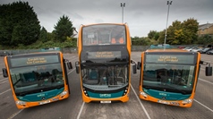 The new buses, 10 single-decker Citaros and 10 double-decker Enviro400s, are all powered by Euro 6 engines