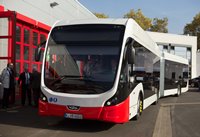 The first VDL SLFA Citea SLFA-180 Electric for Cologne at the handover. VDL 