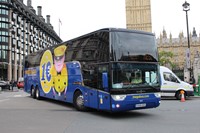 The rapid expansion of continental Megabus.com services accounted for much of the slowdown in UK Bus operating profit, though Megabus revenue was up considerably. MIKE SHEATHER