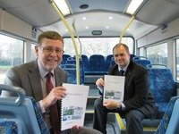 Paul Jenkins, Managing Director of Thamesdown Transport, with Commercial Director Peter Oliver