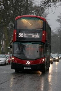 Distinctive Wrightbus Gemini 3 styling means the buses standout even on a winter’s day. TRANSDEV