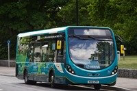 A trial was conducted on a Euro 6 Wrightbus StreetLite in service with Arriva in Gillingham