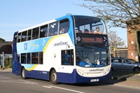 Stagecoach’s regional bus operations saw slight revenue growth of 0.7% over the period. MIKE SHEATHER