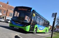 Best Impressions has designed the livery, seen here on one of the service’s brand new ADL Enviro200s