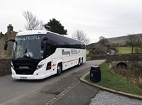 The 2015 Scania Touring HD can carry up to 57 passengers