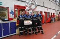 Staff at Central Depot celebrating the anniversary