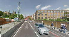 Upper Holloway Bridge, which crossed the A1, is to be demolished and replaced. GOOGLE STREETVIEW