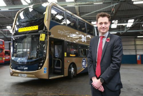 Rupert Cox Stagecoach West Gold Bus