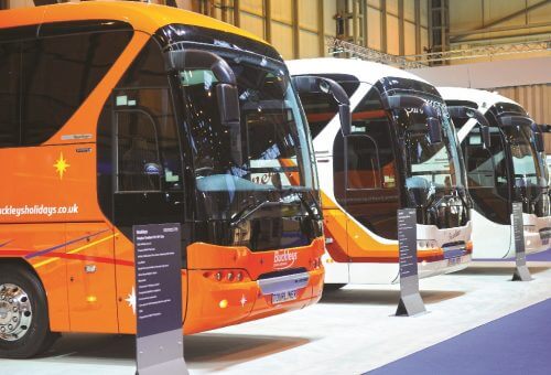 MAN Bus & Coach had three coaches on show on its EBE stand