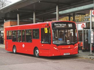 ADL Enviro200 no.1236 is seen in Walthamstow Central Bus Station