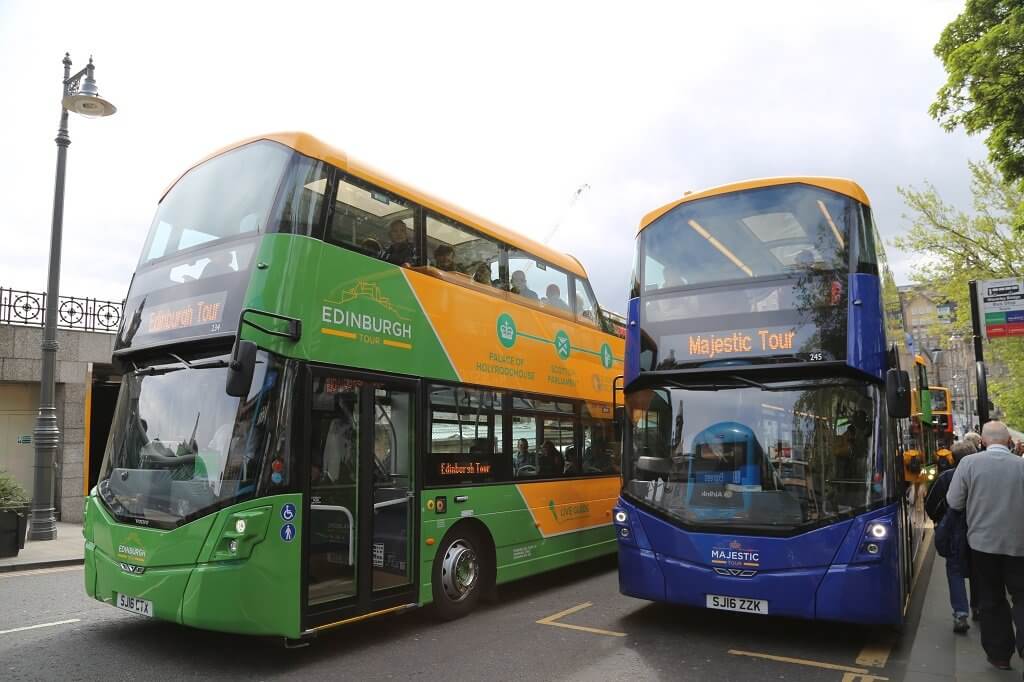 bus tours around edinburgh