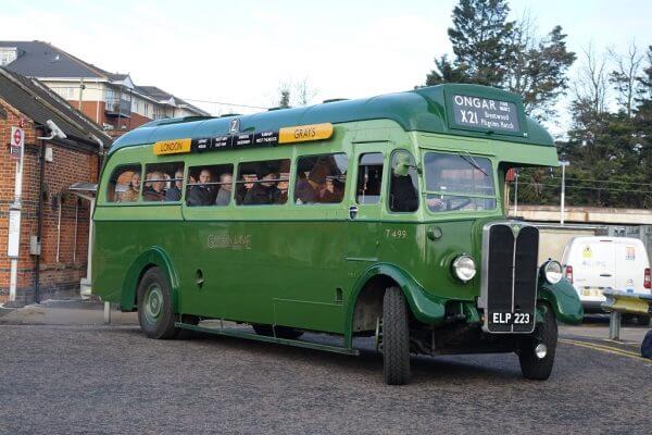 The Green Line 1938 London Transport Chiswick-bodied AEC Regal 101T10 that Ensignbus brought back from Australia and restored. DAVID BELL